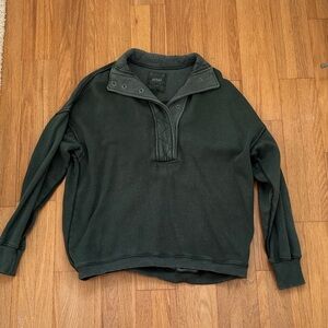 Aerie Vintage Popover Polo Sweatshirt